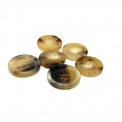 Real horn buttons