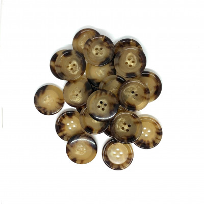 Polyester imitation horn buttons
